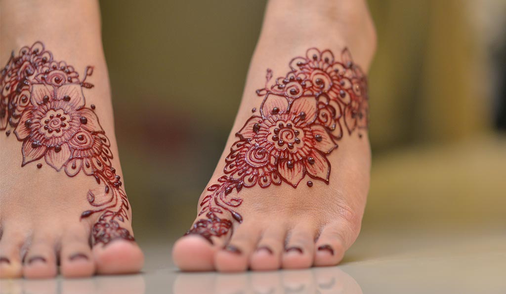 Foot Henna Tattoo