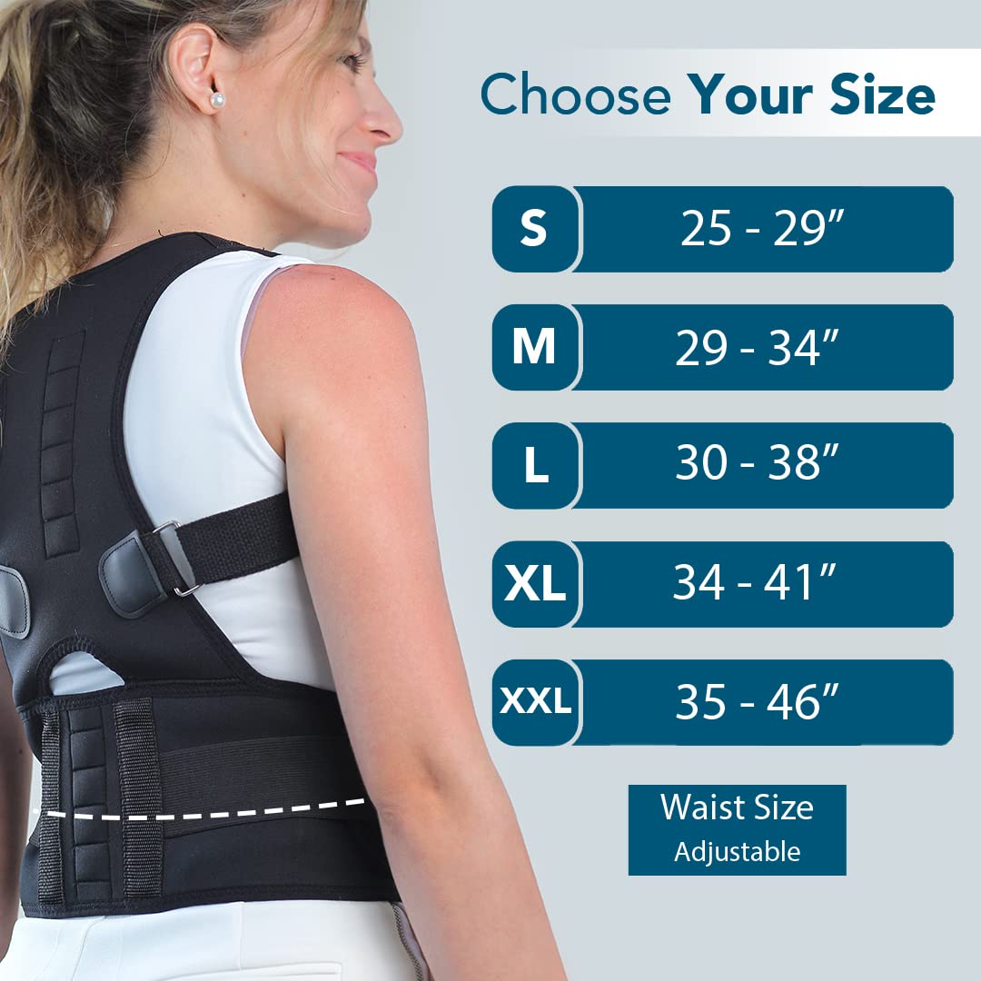 Posture Corrector & Back Stretcher Bundle - Back Straightener and Support - Hunchback Corrector- Lumbar & Sciatica Back Pain Relief