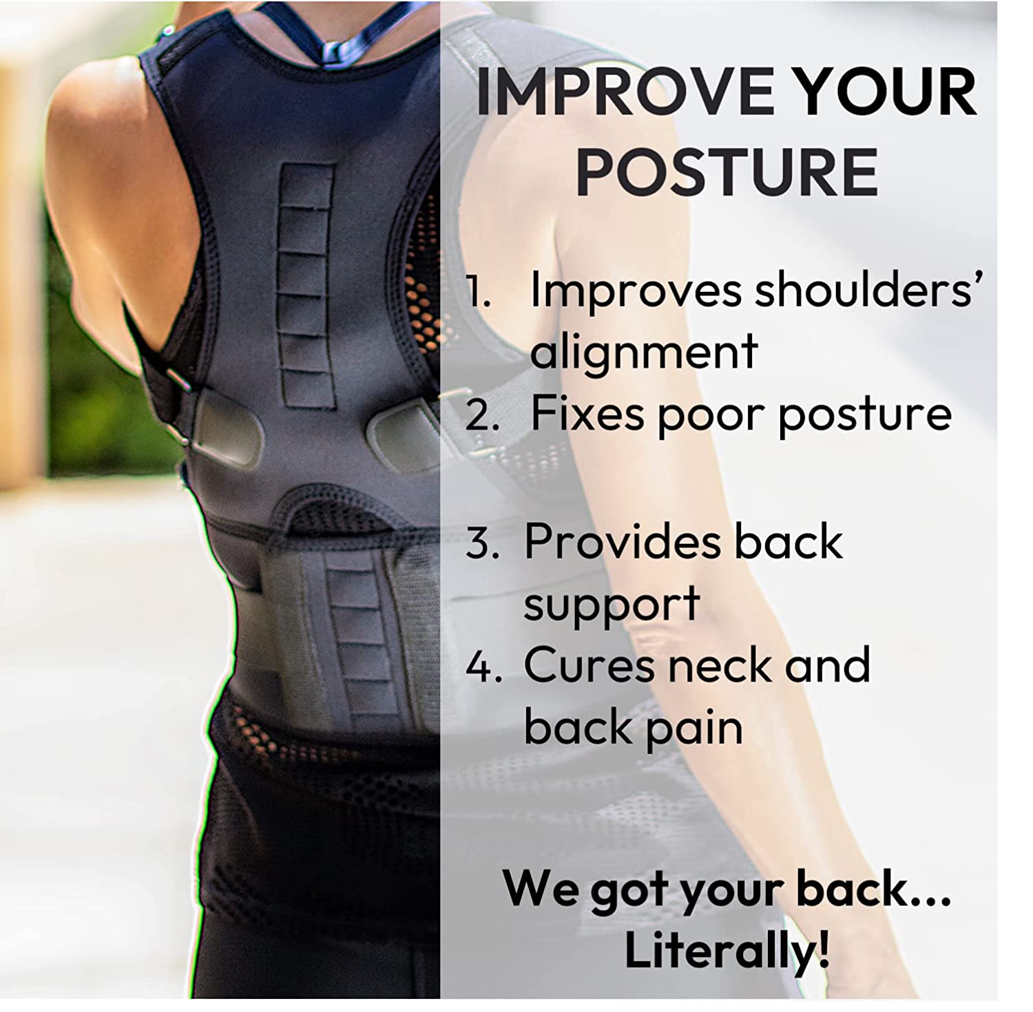 Back Pain Products  Posture Corrector, Back Stretcher, Neck