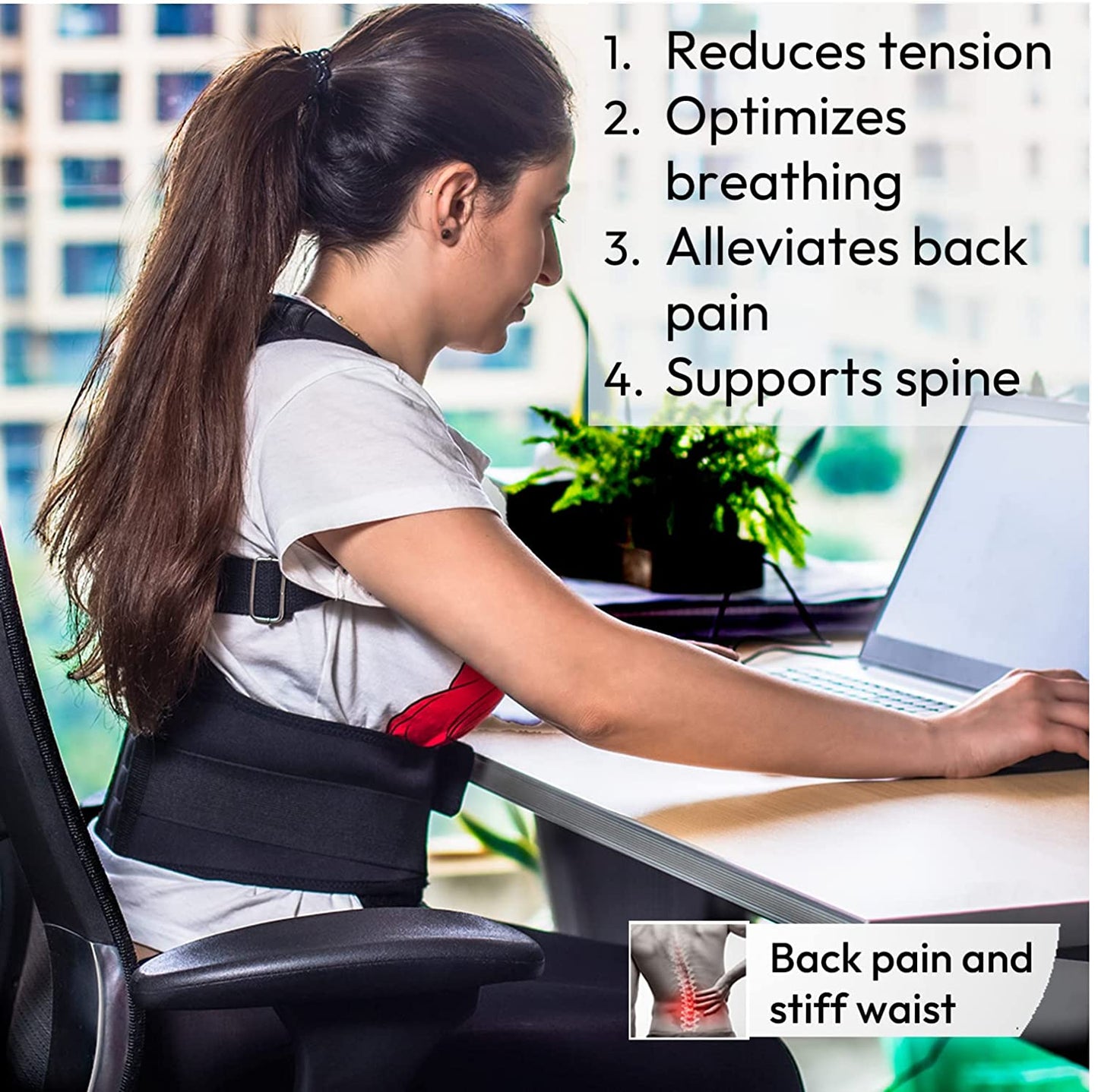 Posture Corrector & Back Stretcher Bundle - Back Straightener and Support - Hunchback Corrector- Lumbar & Sciatica Back Pain Relief